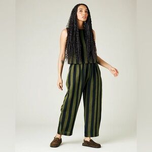 Beyond Nine Olive Stripe Set
